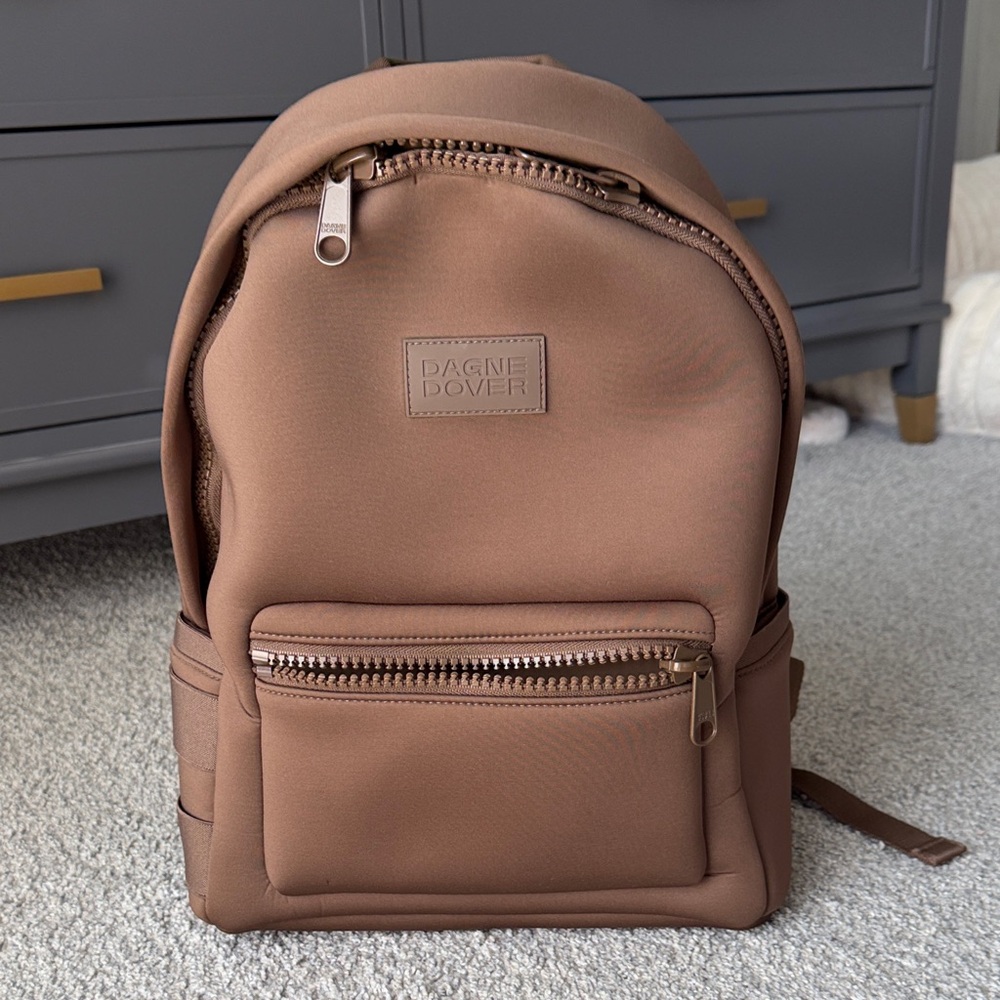 Dagne Dover Brown Dakota Medium Neoprene Backpack